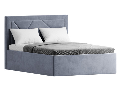 The bed Siesta Alba beige Modelo 3D