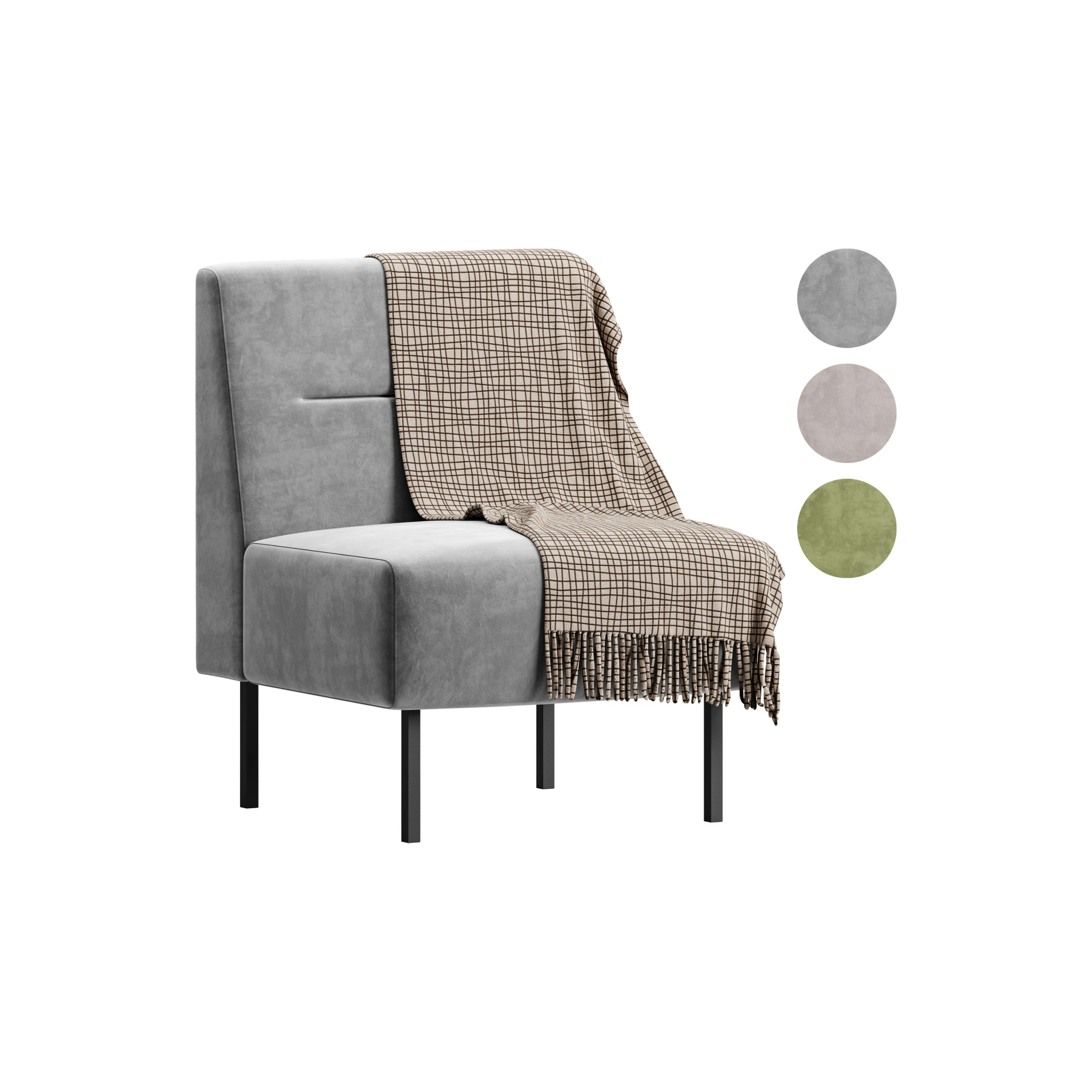 The Sanj Chair 3D Model .c4d .max .obj .3ds .fbx .stl .blend 