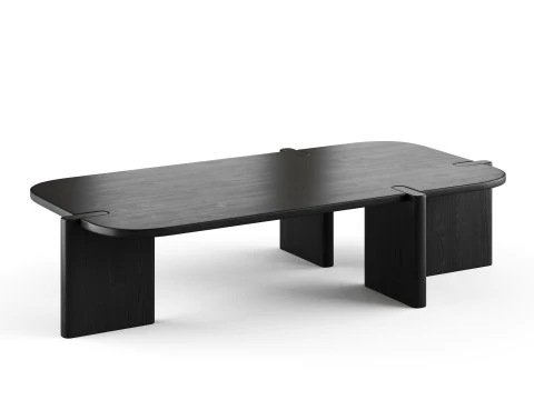 Einzigartiger Couchtisch 3D Modell