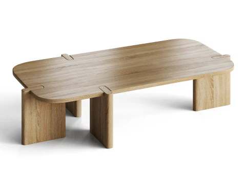 Einzigartiger Couchtisch 3D Modell