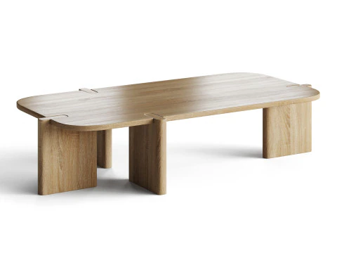 Einzigartiger Couchtisch 3D Modell