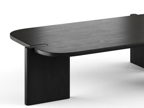 Einzigartiger Couchtisch 3D Modell