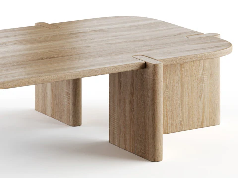 Einzigartiger Couchtisch 3D Modell