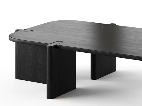 Einzigartiger Couchtisch 3D Modell