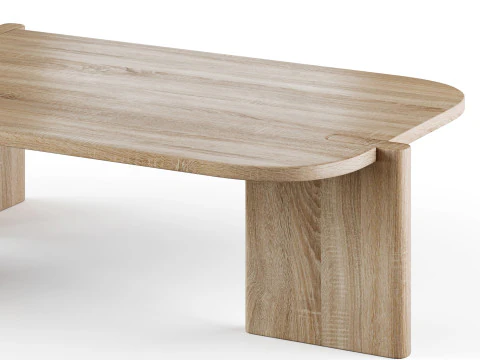 Einzigartiger Couchtisch 3D Modell