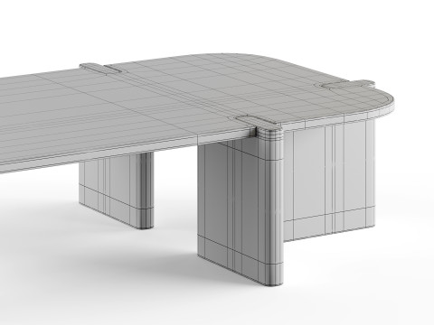 Unique coffe table 3D-Modell
