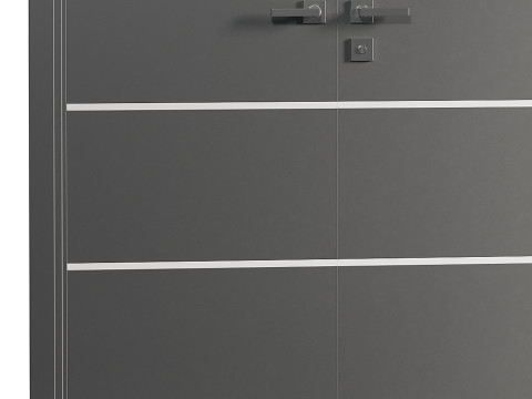 MODERN INTERIOR DOOR 12-1 3D Model