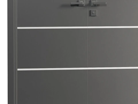 MODERN INTERIOR DOOR 12-1 3D Model
