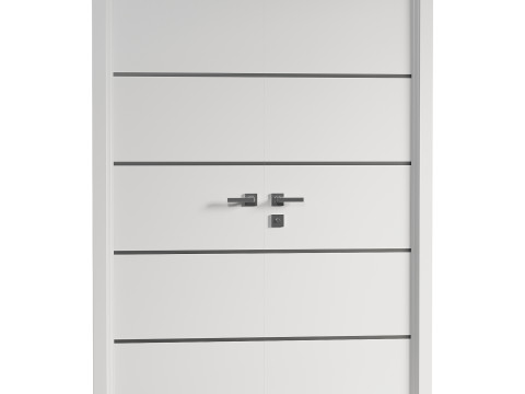 MODERN INTERIOR DOOR 12-1 3D Model