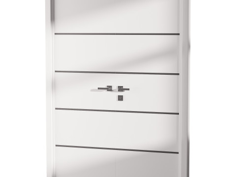 MODERN INTERIOR DOOR 12-1 3D Model