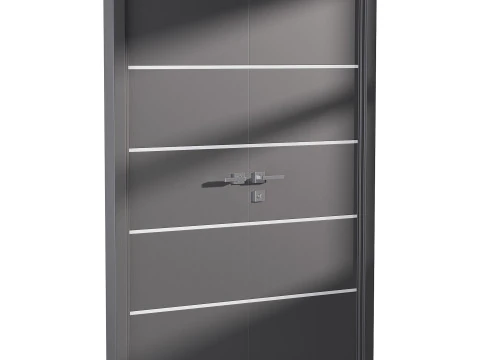MODERN INTERIOR DOOR 12-1 3D Model