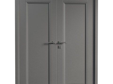 Modern Interior Door 13-2 3D Model