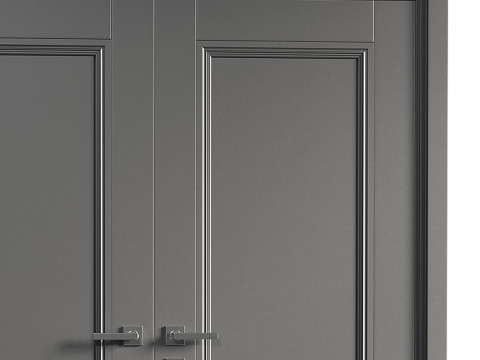 Modern Interior Door 13-2 3D Model