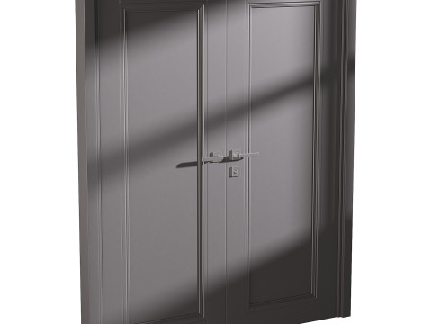 Modern Interior Door 13-2 3D Model