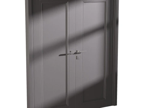 Modern Interior Door 13-2 3D Model