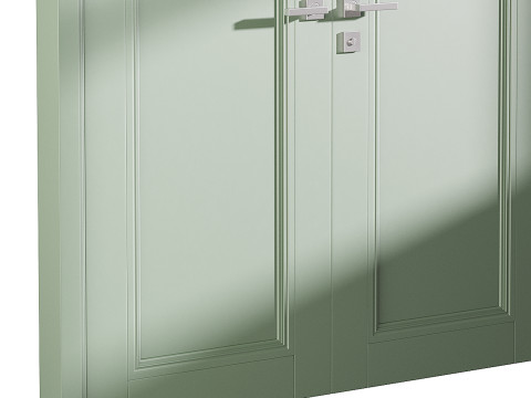 Modern Interior Door 13-2 3D Model