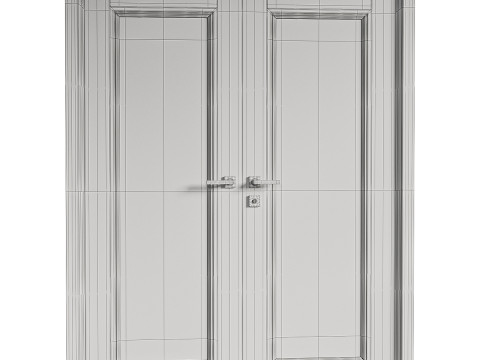 Modern Interior Door 13-2 3D Model
