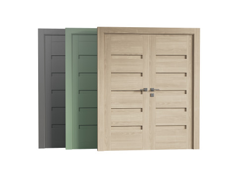 MODERN INTERIOR DOOR 15-2 Modelo 3D