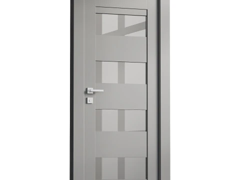 Modern interior door 16 3D Model
