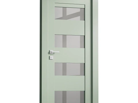 Modern interior door 16 3D Model