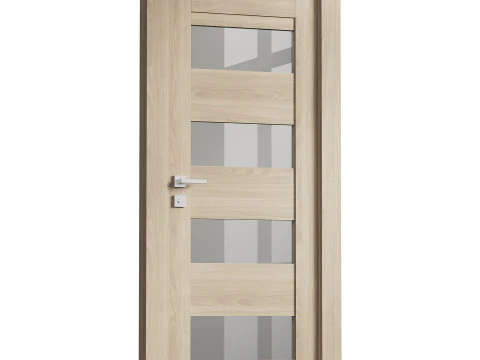 Modern interior door 16 3D Model