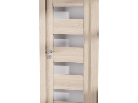 Modern interior door 16 3D Model