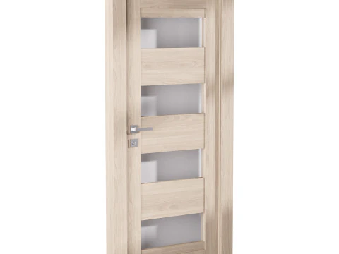 Modern interior door 16 3D Model