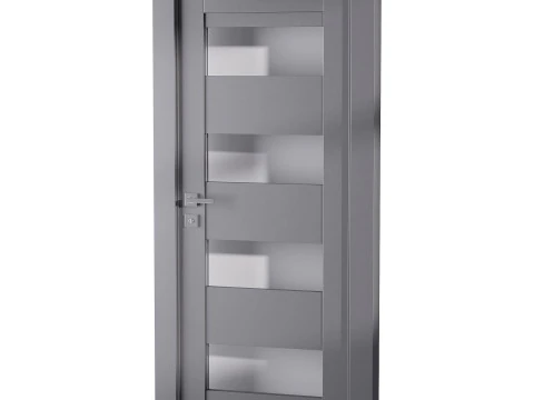 Modern interior door 16 3D Model