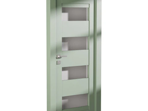 Modern interior door 16 3D Model