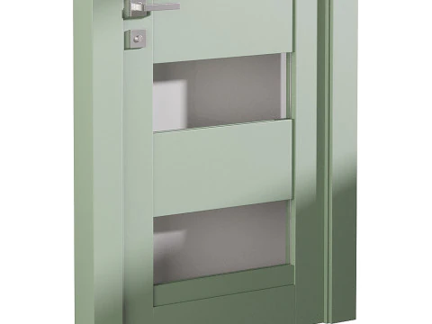 Modern interior door 16 3D Model