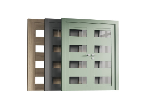Modern interior door 16-2 Modelo 3D