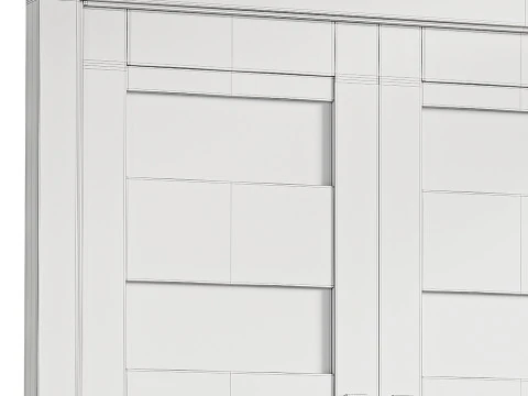 Modern interior door 16-2 3D Model