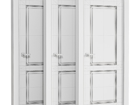 Modern interior door 17 3D-Modell