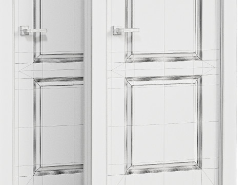 Modern interior door 17 3D-Modell