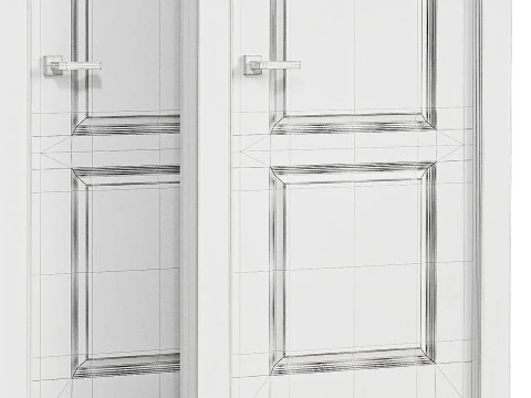 Modern interior door 17 3D Model