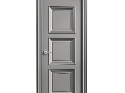 Modern interior door 18 3D Model