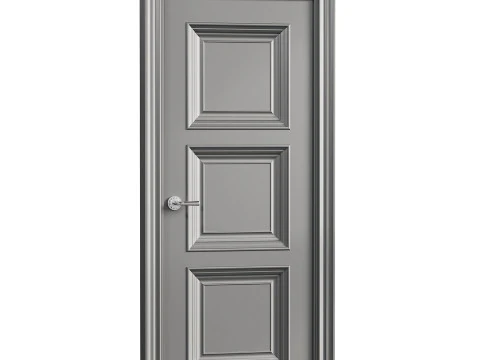Modern interior door 18 3D Model