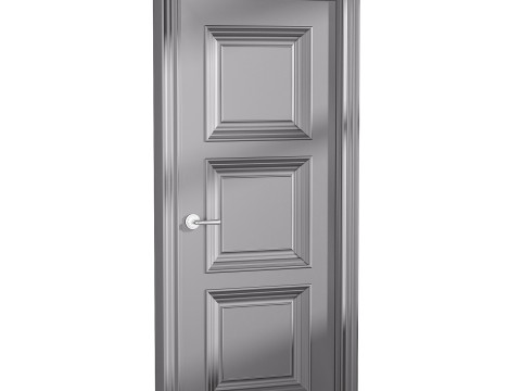 Modern interior door 18 3D Model