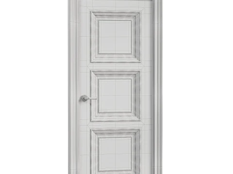 Modern interior door 18 3D Model