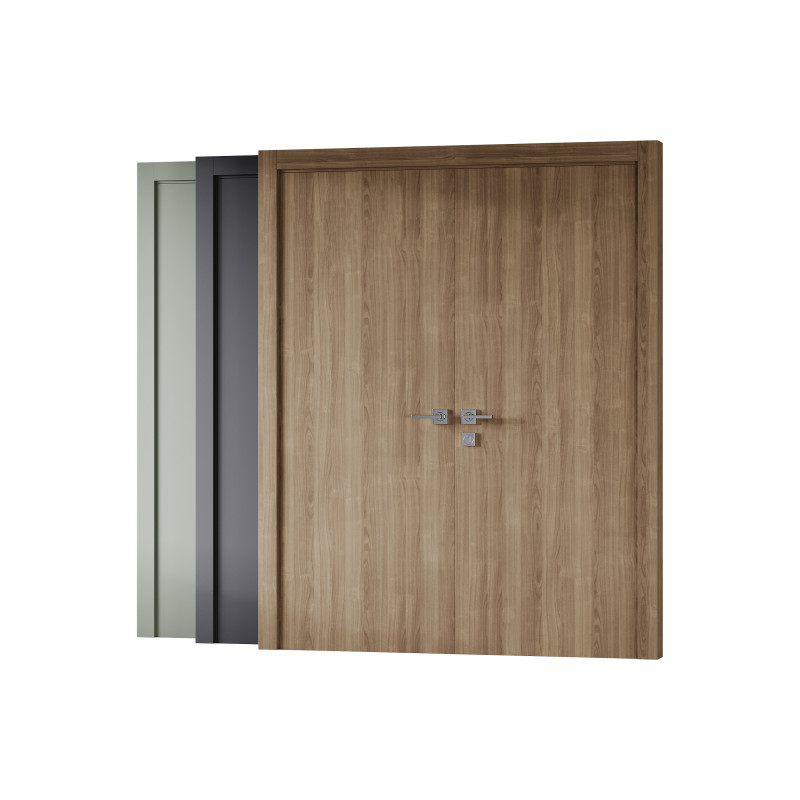 Optima Shambor Double doors Belldinni Modern Interior Door 2 3D Модель .c4d .max .obj .3ds .fbx .stl .blend