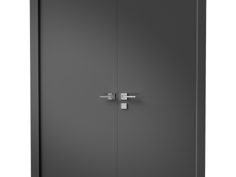 Optima Shambor Double doors Belldinni Modern Interior Door 2 3D Модель