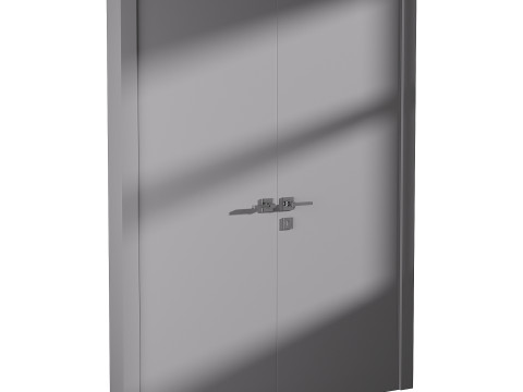 Optima Shambor Double doors Belldinni Modern Interior Door 2 3D Модель
