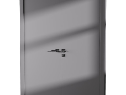 Optima Shambor Double doors Belldinni Modern Interior Door 2 3D Модель