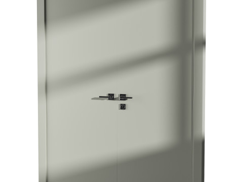 Optima Shambor Double doors Belldinni Modern Interior Door 2 3D Модель