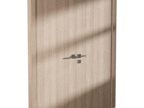 Optima Shambor Double doors Belldinni Modern Interior Door 2 3D Модель