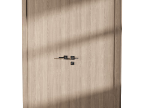Optima Shambor Double doors Belldinni Modern Interior Door 2 3D Модель