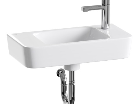 Villeroy and Boch Novo Wide Cloakroom Basin Modelo 3D