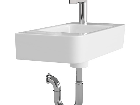 Villeroy and Boch Novo Wide Cloakroom Basin Modelo 3D