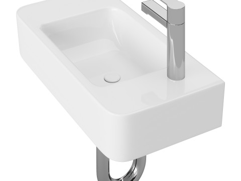 Villeroy and Boch Novo Wide Cloakroom Basin Modelo 3D