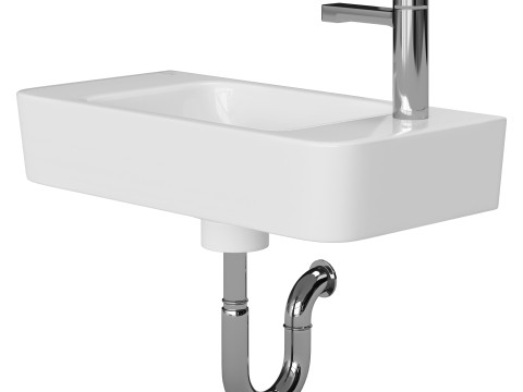 Villeroy and Boch Novo Wide Cloakroom Basin Modelo 3D